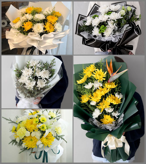 安徽淮南市大通区九龙岗镇魏嘴村白事花束代送